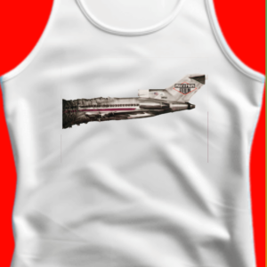 Rhymin N Stealin Plane Graphic Tank Top White